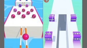 A-Z Run vs Jelly Run 2048 - Max Level Gameplay