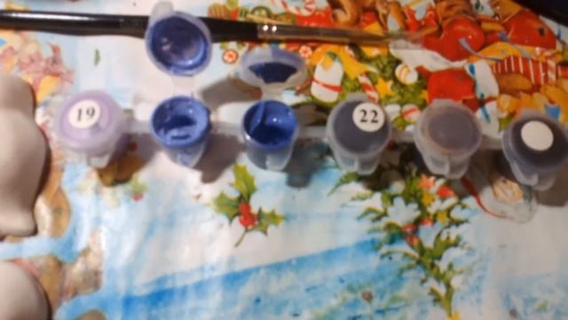 Продолжение обзора набора магнитов из гипса. Покраска гипса . смотреть онлайн