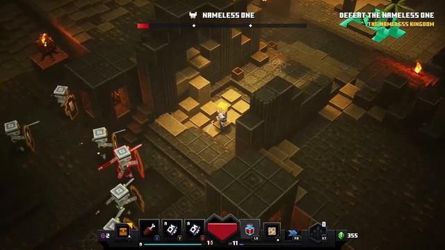 Minecraft Dungeons : Nameless One (Boss Fight) Gameplay #2 смотреть онлайн