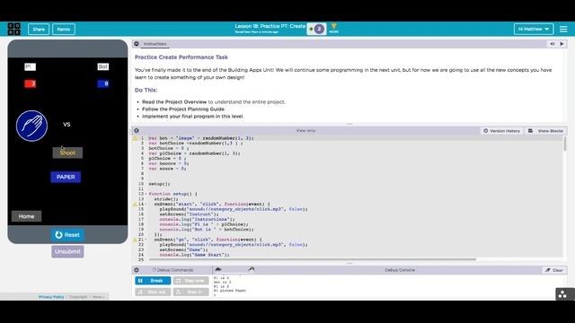 Explore Project: Rock Paper Scissors Shoot (Code in Description) смотреть онлайн