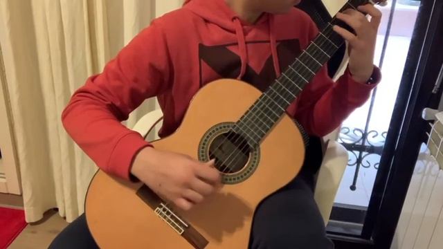 Etude no 25 de carcassi by Sameer Moughabghab in guitar 5eme course with teacher Michel Rahme. смотреть онлайн