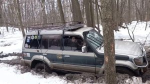 Девочки на Паджеро показали как надо ездить на внедорожнике