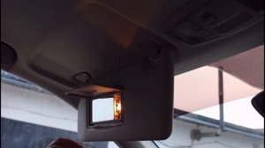 Замена ламп в подсветке солнцезащитных козырьков