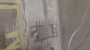 Алмазное вырезание Ниши в бетонной стене под Электрощиток и распред коробку.