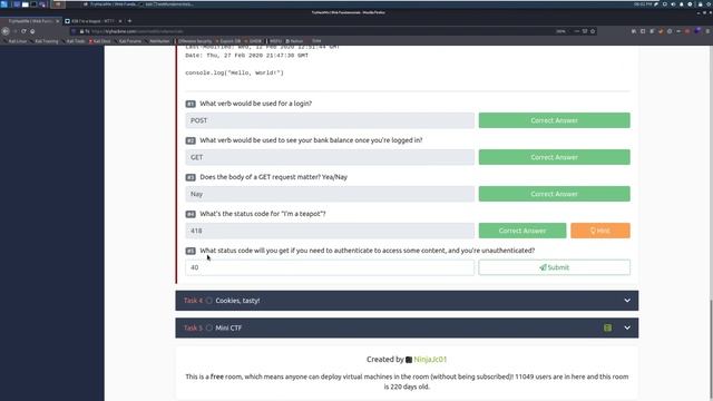 TryHackMe Official Web Fundamentals Walkthrough смотреть онлайн