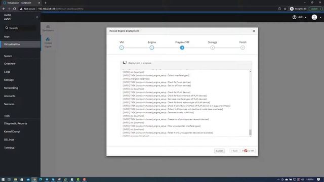 oVirt "hostname doesn't uniquely match the interface selected for the management bridge" error смотреть онлайн