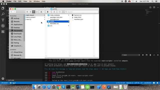 React js - Introduction with making fist project смотреть онлайн