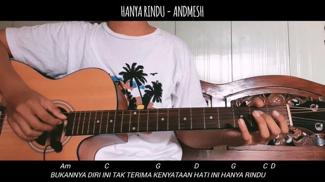 HANYA RINDU - ANDMESH | FINGERSTYLE GAMPANG смотреть онлайн