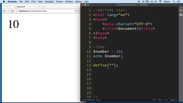 PHP-025 Constants смотреть онлайн