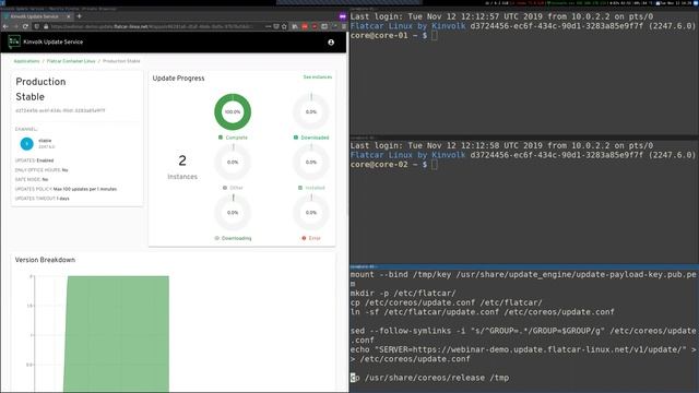 CoreOS to Flatcar Container Linux migration demo смотреть онлайн