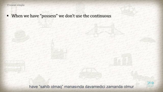 110 Present Simple and Present Continuous (İndiki davamedici və indiki sadə zaman) смотреть онлайн