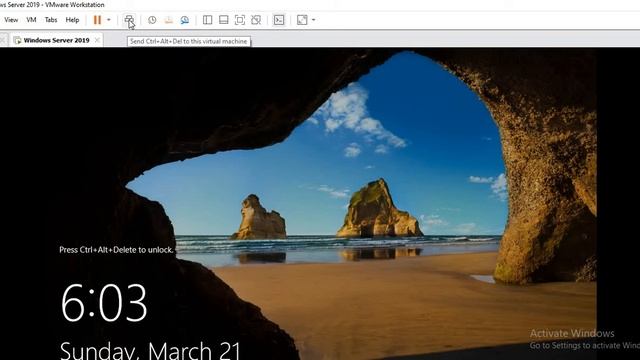 How to send Ctrl Alt Delete Command to a Virtual Machine only|Unlock VMs on VMWare Workstation смотреть онлайн