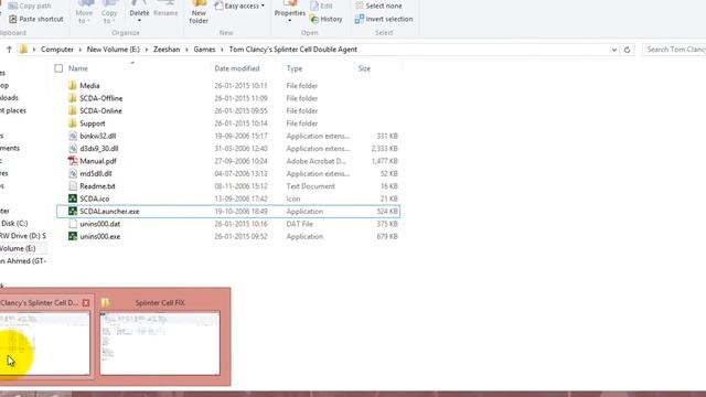"No disk inserted" Splinter cell : Double agent ERROR (FIXED) смотреть онлайн