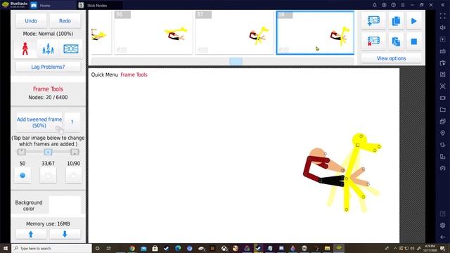 My first animation! (Bluestacks stick nodes) смотреть онлайн