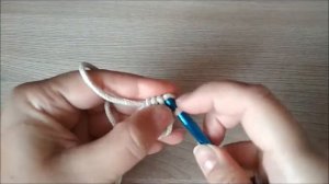 Ремешок или лямка для сумки из полиэфирного шнура/трикотажная пряжа #ручнаяработа #ремешокдлясумки