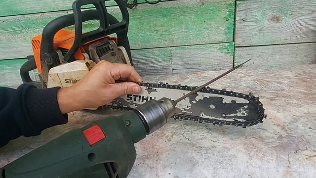 Точу цепь 1,5 минуты Самоделка для заточки пильных цепей. Точилка цепей своими руками. смотреть онлайн