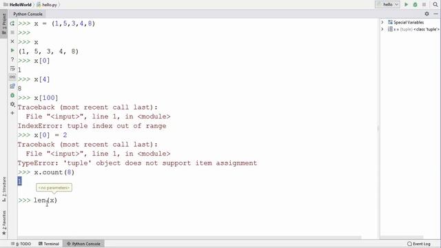 Python Tutorial for Beginners 14 - Python Tuples смотреть онлайн