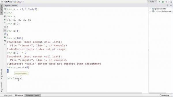 Python Tutorial for Beginners 14 - Python Tuples