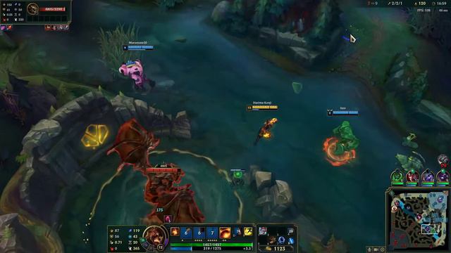League of Legends "Partida FLEX - Jugando MID Brand (8/3/8)" [LOL][PRE-S11] смотреть онлайн