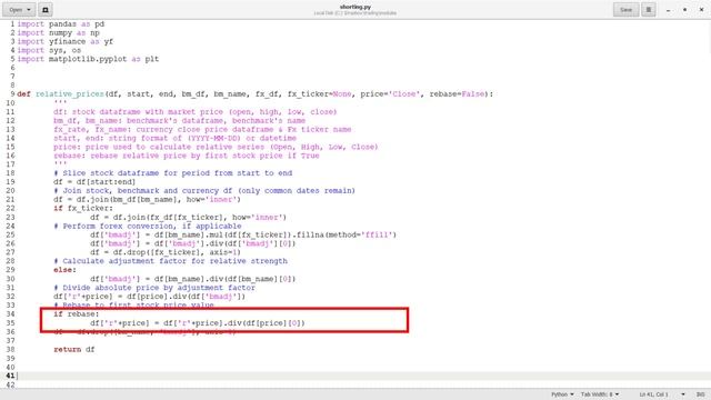 How to Calculate Relative Strength in Stock Analysis [with Python Code] смотреть онлайн