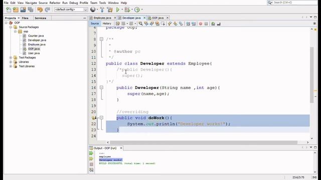 8- overriding Vs. overloading смотреть онлайн