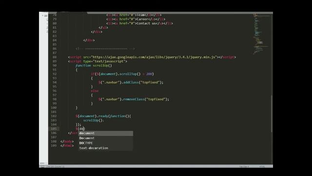 How To Create Sticky Navbar | Pure CSS Sticky Header | Sticky Navbar With Smooth Scroll смотреть онлайн