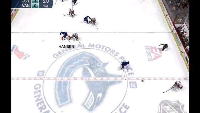 NHL 2009 VAN vs CGY part 1 смотреть онлайн