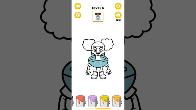 Toilet Paint: Monster Color Game - Android Gameplay - Skibidi Monstar Paint Game смотреть онлайн