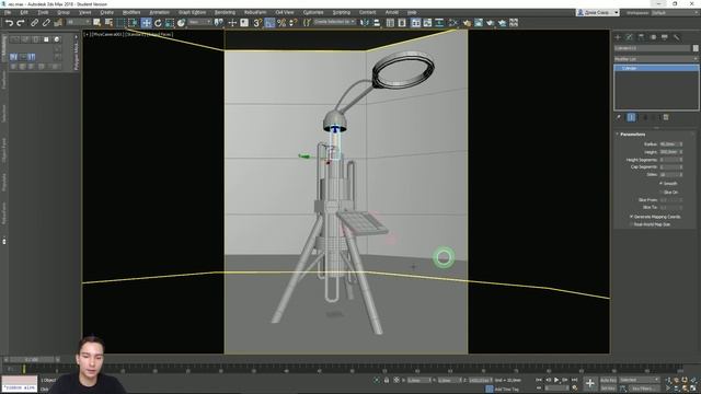 Создаем Cyberpunk лампу в 3ds Max и Arnold Render смотреть онлайн