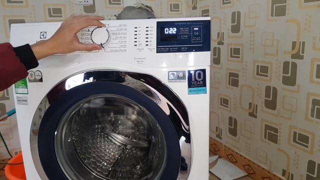 Cách Check Test Và Xóa Lỗi Máy Giặt Electrolux 1024 10kg Cửa Ngang đơn Giản