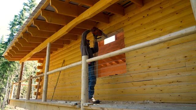 MY ALASKAN Cabin Project (The First Window) - Wk 14 смотреть онлайн