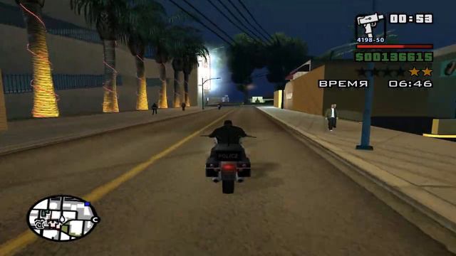 GTA: San Andreas - Сиджей достаёт полицейские мотоциклы [81/100]