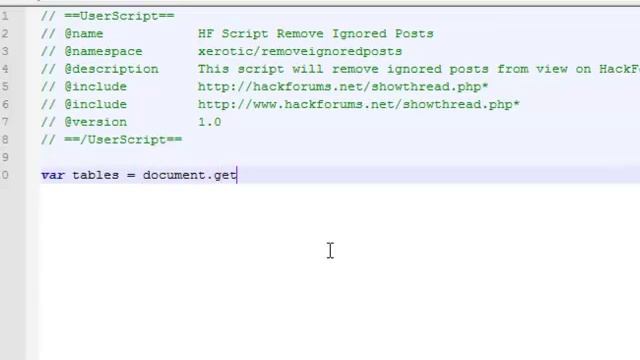 HF Script Tutorial - Remove Ignored Posts смотреть онлайн