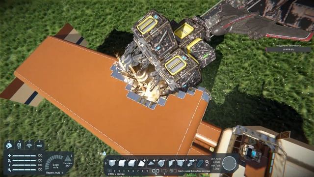 Space Engineers: Воскресный авиадизайнёр. Создаём самолёт из Fallout4 вместе с Зомбиком смотреть онлайн