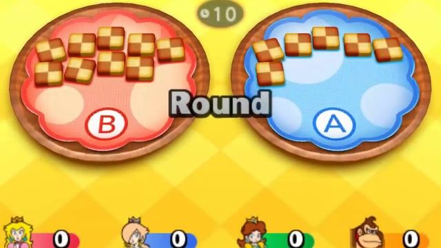Mario Party Star Rush - 4 Player Mini Game - Peach Rosalina Daisy DK All Minigames (Master Cpu) смотреть онлайн