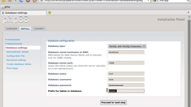 PHPBB - инсталация и конфигурация смотреть онлайн