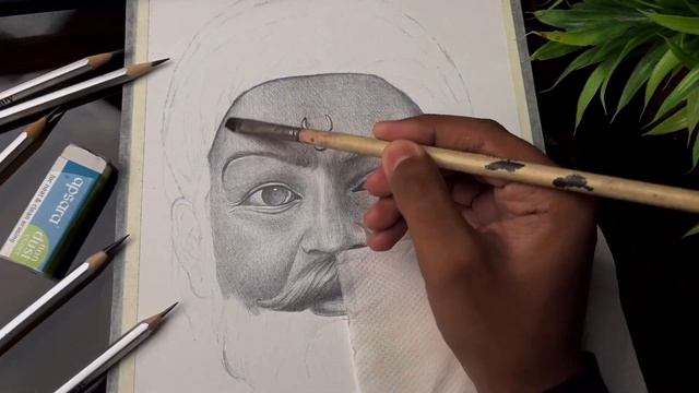 How To Draw Chhatrapati Shivaji Maharaj, Pencil Sketch Tutorial ? смотреть онлайн