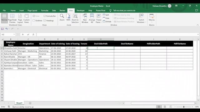 Mail Merge to Separate PDFs and Docs with Custom File Names. VBA Code. Easy! смотреть онлайн