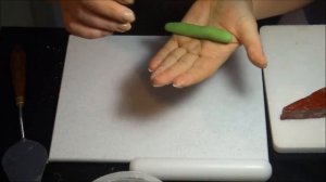 Цветы из мастики Ирис 1 часть. Gumpaste flowers. Making a Gumpaste Iris leaf.(I)