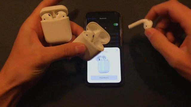 Как одновременно подключить две пары AirPods к одному Iphone. Обновление. iOS13. Новые функции. смотреть онлайн