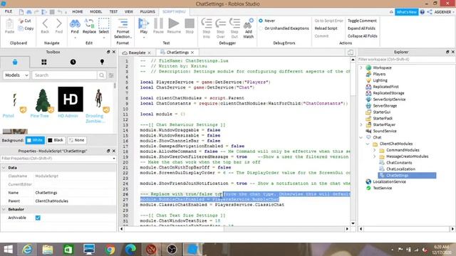 how to enable and disable chat roblox studio смотреть онлайн