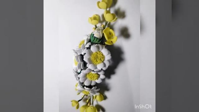 Цветы из фоамирана. Лютики, ромашки. Ручная работа смотреть онлайн