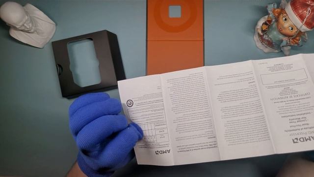 Распаковка процессора AMD Ryzen 9 7900X в стиле ASMR