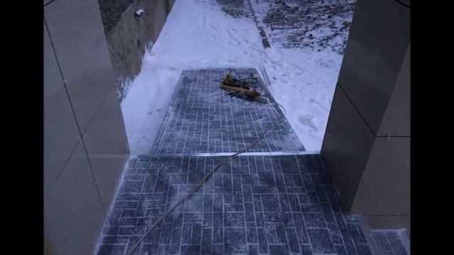 Противоскользящее покрытие GUMMI-рельеф для облицовки крыльца, ступенек, пандуса смотреть онлайн