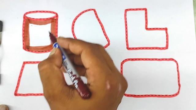 Easy shape drawing preschool | 2d shapes drawing | Preschool Learning for toddlers,Learn Shape смотреть онлайн