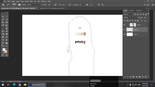 Create Cool Text Effect in Photoshop using Clipping Mask смотреть онлайн