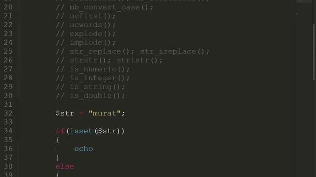 Php Dersleri - isset empty unset fonksiyonları - php faydalı fonksiyonları - Php Eğitim Seti смотреть онлайн
