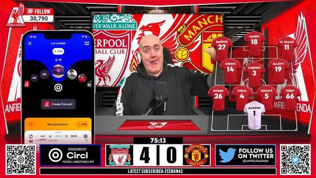 LIVERPOOL FAN REACTS TO LIVERPOOL 7-0 MAN UNITED HIGHLIGHTS