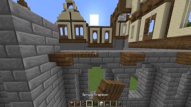 Minecraft Fantasy Mansion Tutorial смотреть онлайн