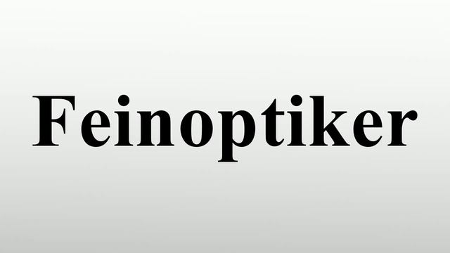 Feinoptiker смотреть онлайн